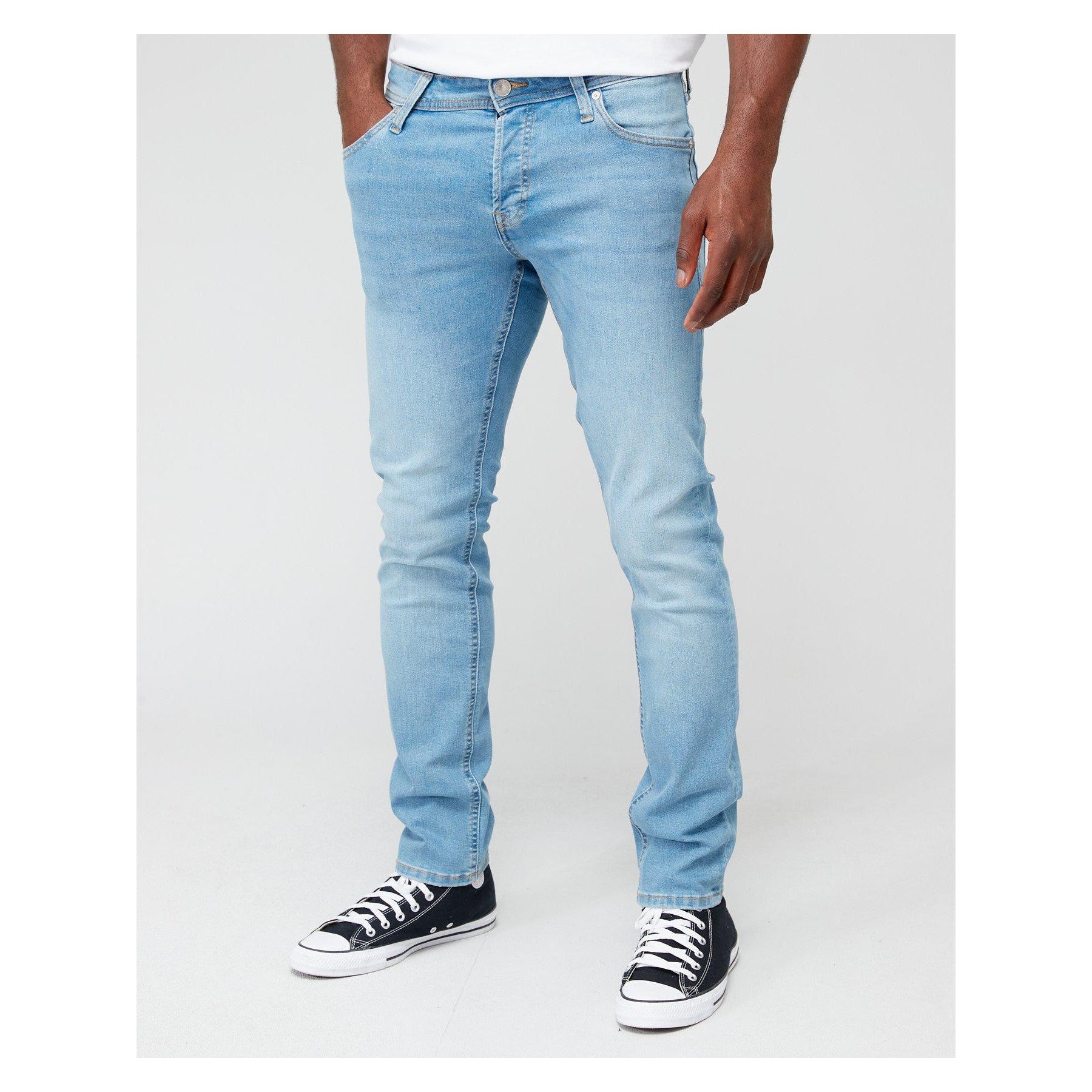 Jack & Jones Glenn Men's Slim Fit Light Blue Stretch Denim Jeans